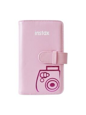 New Fujifilm Instax Mini Photo Wallet Album in light pink holds 108